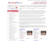 Tablet Screenshot of laminatethis.com
